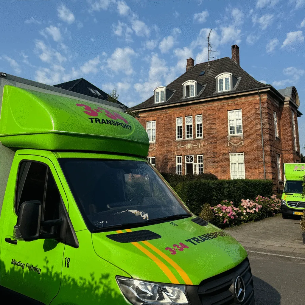 Mudanza en Frederiksberg de Minding flytning