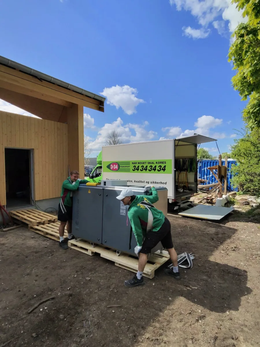 Har i et ventilationssystem, der skal flyttes på plads, står vi klar med erfaring